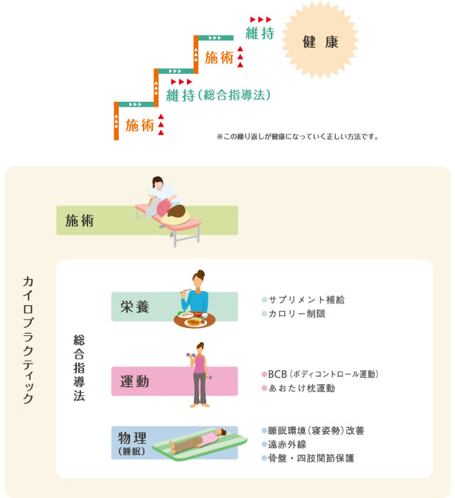 施術　＋　総合指導法